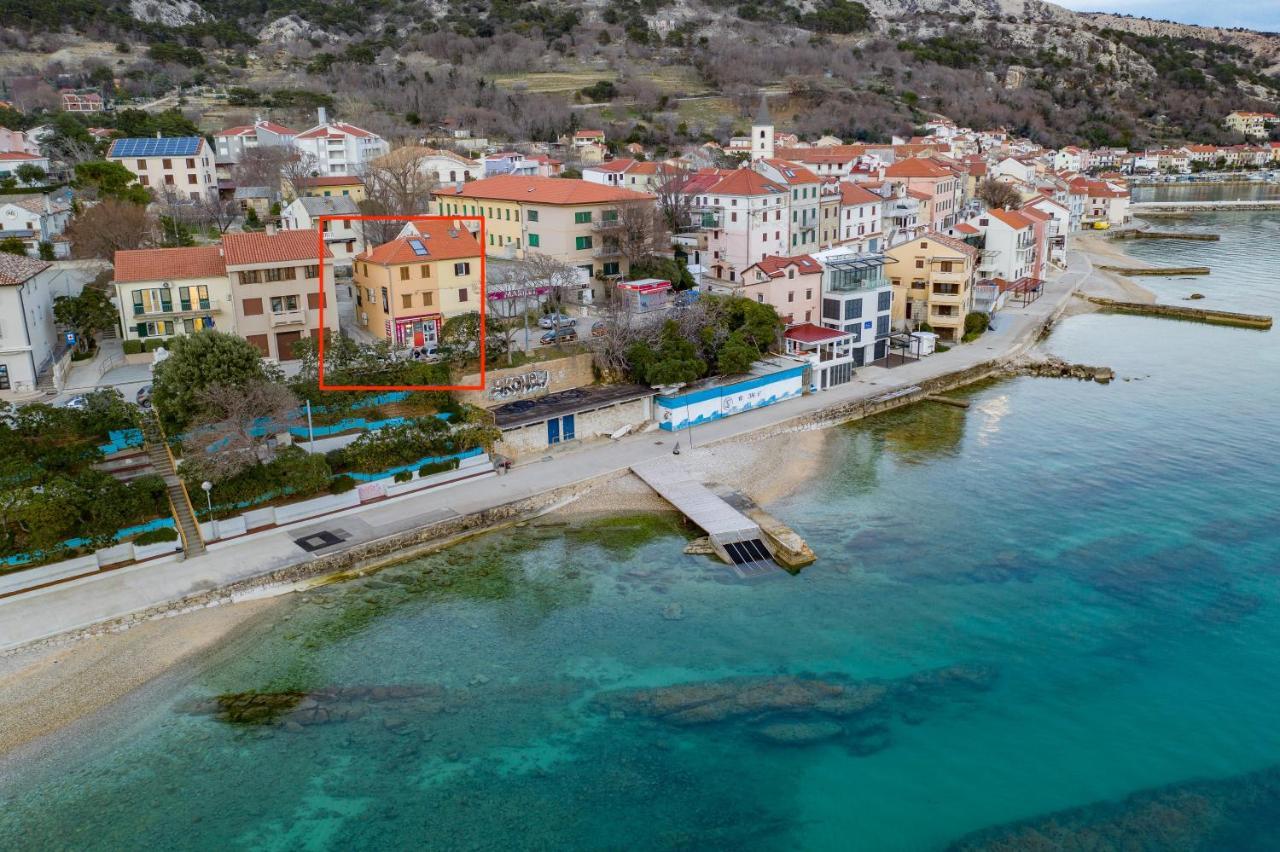 Seaview Apartments Baska Luaran gambar